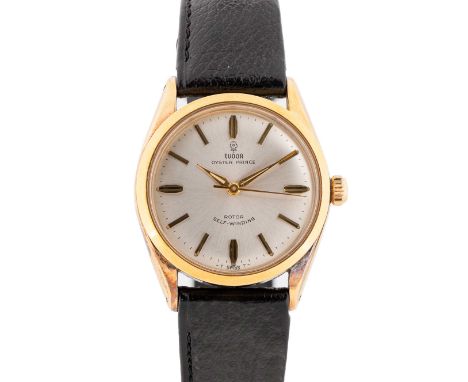 A GENTLEMAN'S GOLD PLATED TUDOR OYSTER PRINCE SELF WINDING WRIST WATCHDATED 1970, REF. 7965 WITH ORIGINAL GUARANTEE PAPERWORK