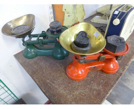 Two sets of kitchen scales