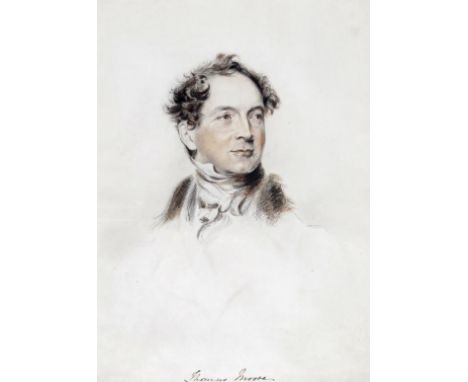 School of Sir Thomas Lawrence P.R.A. Portrait of Sir Thomas Moore Watercolour over penil 28.5 x 20.25cm; 11 x 8in  This drawi