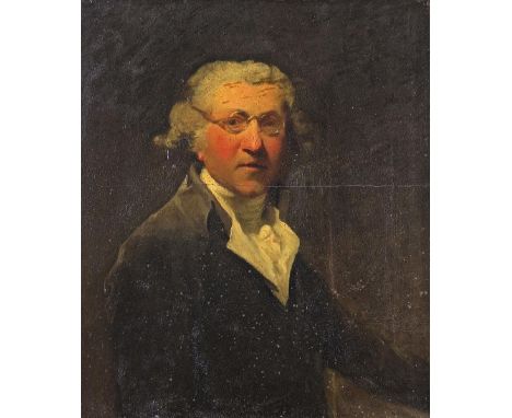 After Sir Joshua Reynolds Self Portrait Inscribed on label verso J H Ritchie ... Oil on panel 35 x 30cm; 13¾ x 11¾in A copy o