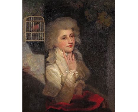 John Hoppner R.A. (1758-1810)  Portrait of Elizabeth Gibbs, Mrs Young  Oil on canvas  76 x 63.5cm; 30 x 25in  General conditi
