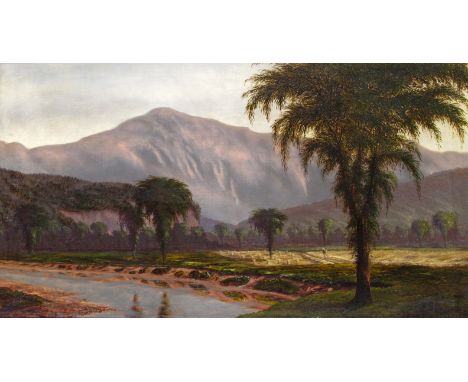 West Indies School c.1890 South American landscape Signed indistinctly and dated Sep 1890 Oil on canvas 51 x 91.5cm; 20 x 36i
