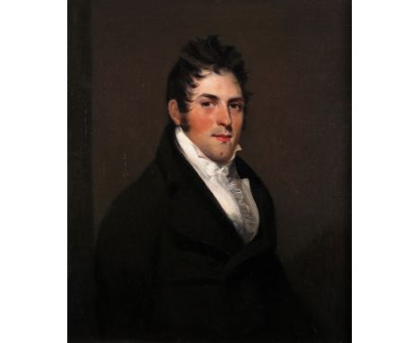 Sir Thomas Lawrence PRA (1769-1830) and Studio Portrait of a gentleman, possibly Beau Brummell (1778-1840) Oil on canvas 77 x