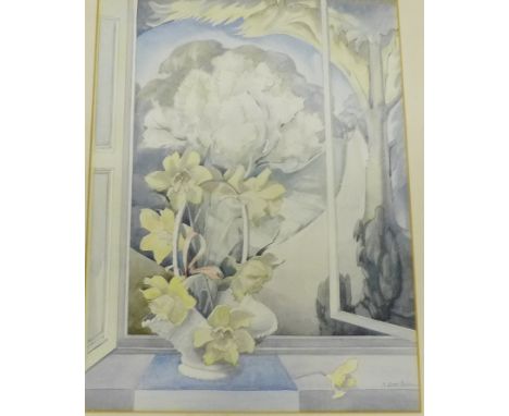 R. Scot Irvine Bouquet to Spring Watercolour, signed in pencil, in a glazed frame, 43 x 58cm