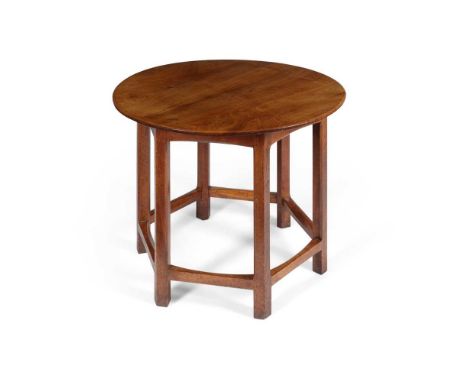 walnut, carved maker's cypher and date 76cm diameter, 61cm highFootnote: Note: During the First World War, Stanley Webb Davie