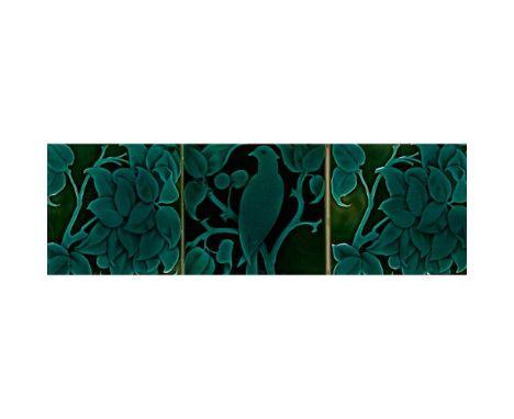 glazed earthenware, framedeach tile 15.6cm squareFootnote: Literature: Livingstone, K., C.F.A. Voysey: Arts &amp; Crafts Desi