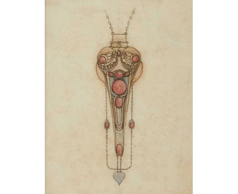 pencil, watercolour and silver paint16.5cm x 12.5cmProvenance: Mrs C. Armstrong, the artist's nieceThe Fine Art Society, Lond