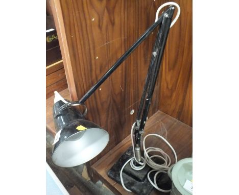 A VINTAGE HERBERT TERRY AND SONS ANGLE POISE LAMP