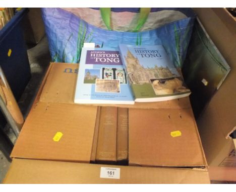 A BOX OF VINTAGE LIVESTOCK ON THE FARM BOOKS TOGETHER WITH TWO BAGS OF GARDENING RELATED BOOKS