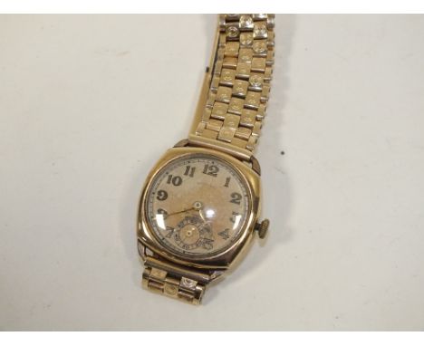 A VINTAGE GENTS ROTARY WRISTWATCH