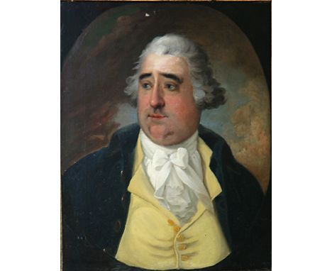 Karl Anton Hickle, (1745 - 1798)

"A Portrait of Charles James Fox," half length, O.O.C., approx. 61cms x 51cms (24" x 20") i