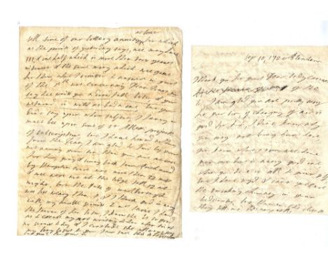 The Duchess of Marlborough and The South Sea Bubble 

Manuscript: Marlborough (Sarah, Duchess of) A lengthy holograph letter 