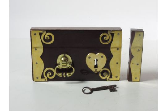 A Very Heavy And Attractive Reconstituted Georgian Brass Bound