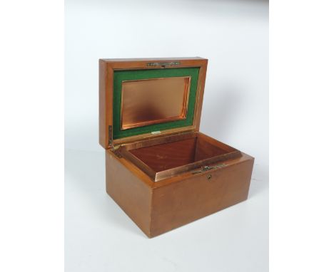 A good quality brown leather Humidor, by Alfred Dunhill of London, with key, the top with owners label. (1)