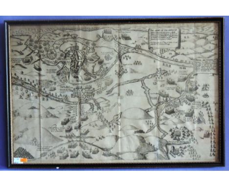 Maps: Stafford (Sir T.) "The Siege of Kinsale," approx. 39cms x 59cms (15 1/2" x 23"); "The Castle of Asketon," both from "Pa
