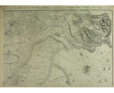 After John Rocque

Maps: "Plan de la Ville, Havre, Baye & Environs de Dublin," sur la meme Echolle de ceux de Londres, Paris,