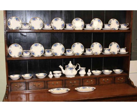 Royal Albert 'Moonlight Rose' tea service, little used condition (48 pieces)