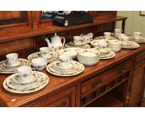 Royal Doulton 'Larchmont' dinner and tea service, over 75 pieces