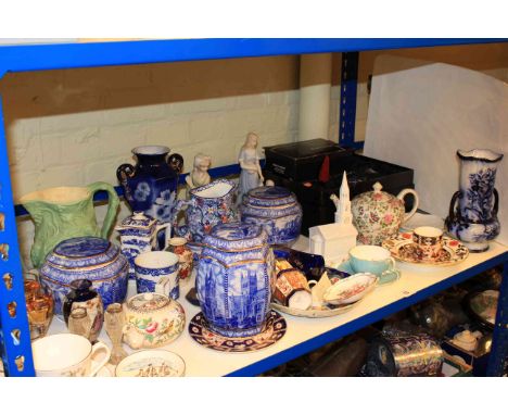 Collection of Ringtons china, Coalport American Church, boxed glasses, figures, cabinet cups and saucers, etc