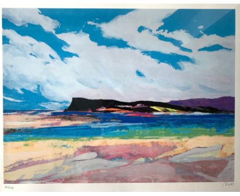Donald Hamilton Fraser RA (British, 1929-2009), Seascape, limited edition screen-print. Signed and numbered in pencil, limite