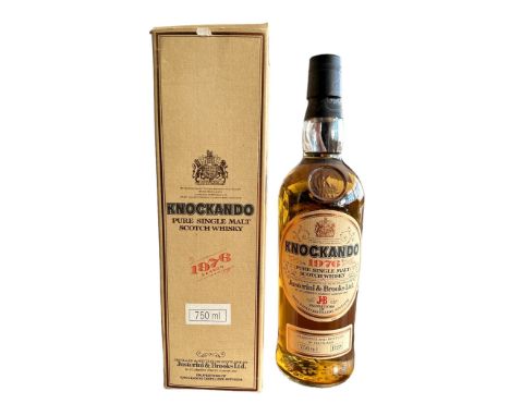 Knockando 1976 Season single malt Scotch whisky, sealed in box with leaflet. ABV 40% / 75cl.