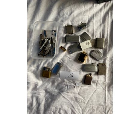 A collection of lighter spares 