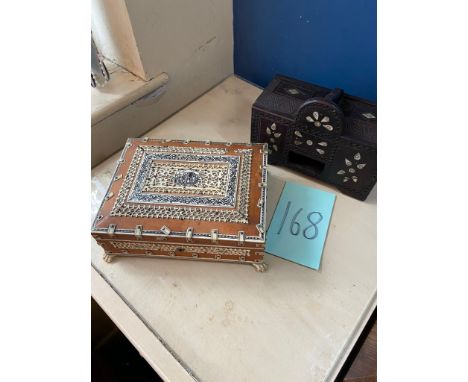 Indian box and ethnic caddy a/f 