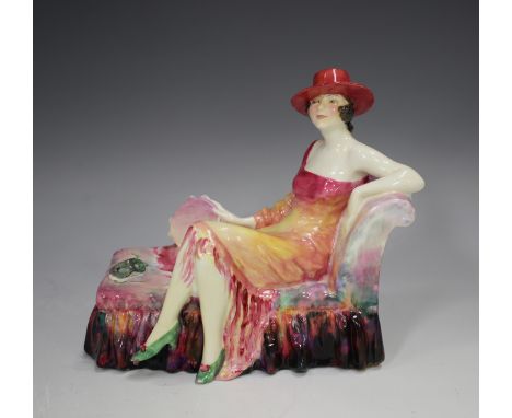 A Royal Doulton figure of Dulcinea, HN1419, designed by L. Harradine, height 14cm (hairline to base).Buyer’s Premium 29.4% (i