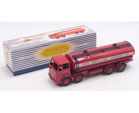 A Dinky Toys No.943 Leyland Octopus Esso Tanker, comprising red body with matching Supertoy hubs and Esso livery, housed in t