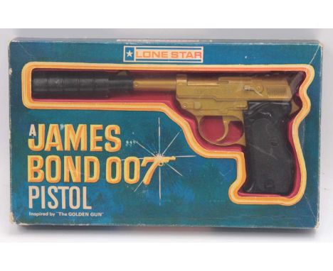 Lone Star 1209 "James Bond 007" - Pistol inspired by the film "The Man with the Golden Gun" - finished in gold, black includi