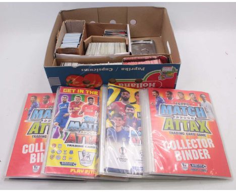 A large quantity of Topps Match Attax Premier League and Champions League 2007/08, 2014/15 and 2021/22 trading cards, loose a