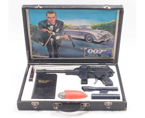 Tada of Japan, James Bond 007 Secret Agent Attache Case, comprising of Multi-Buster, Scope, Silencer, Grenade with Cap functi