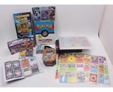 A Tray of mixed modern Japanese and English Pokemon cards (Scarlet and Violet, Sword and Shield, Black and White subsets) to 
