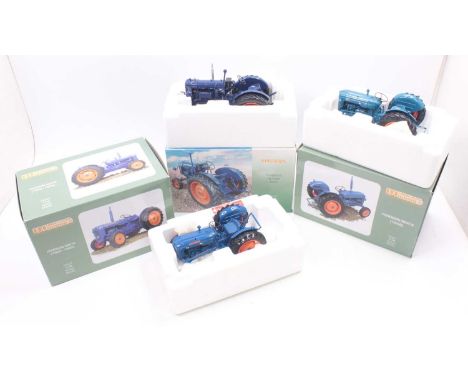 Universal Hobbies 1/16 scale group of 3 farming tractors to include; Fordson Major E27N, 1958 Fordson Dexta and a 1960-62 For