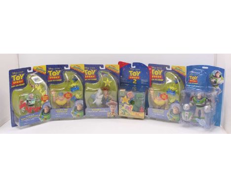 Mattel/Hasbro Disney Toy Story and Beyond group of 6 figure sets to include; Tornado Buzzlightyear, Rocky The Wrestler and Li