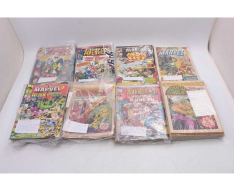 Marvel Comics UK release a large collection of 1978-1981 various series to include; Team-Up issues 4-21 (18) Spider-Man and H