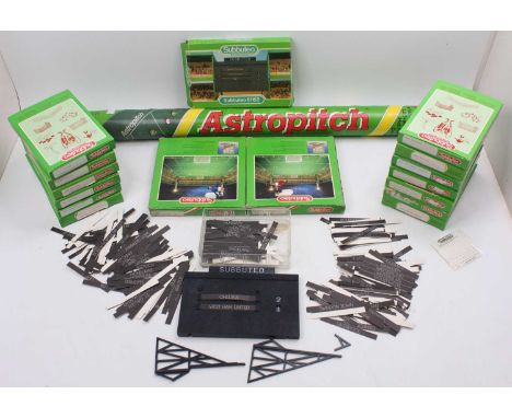 A collection of Subbuteo, comprising of various teams, score boards and boxed Astro Pitch, all examples housed in original pa