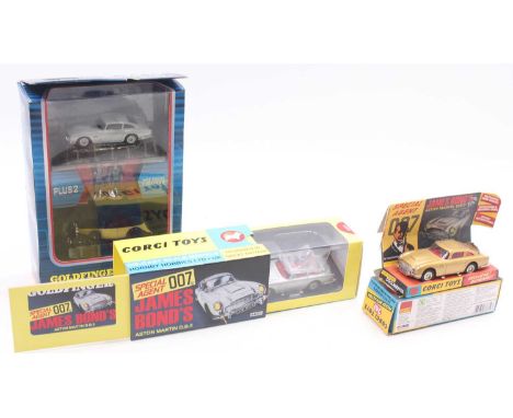 Corgi Toys Boxed Modern Issue James Bond 007 Models to include Corgi 261 re-issue Aston Martin DB5, Corgi 04205 Special Agent