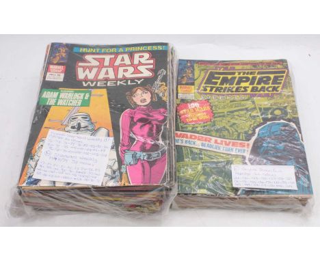 Marvel Comics UK large Collection of Star Wars 1978-1981 Reissues to include; Star Wars issues 17,19-24,26,29,30,33-46,48,52,