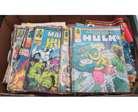 The Mighty World Of Marvel Uk Comics The Incredible Hulk related 1973-1977 rereleases to include; issues 54,58-62,66-67,72-78