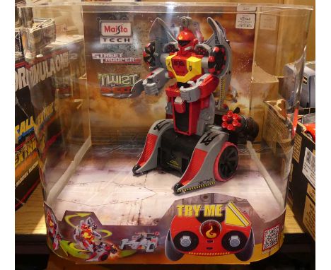 A Maisto Tech shop display cased example of a Twist &amp; Shoot street Trooper