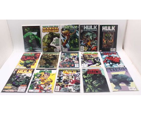 Marvel Comics a quantity of Modern Age Hulk One Shots and others to include; The Official Movie Adaptation, Giant-Size Incred