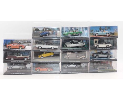 Fabbri Small Quantity of James Bond 007 Modern Issue Cased Diecast to include; Aston Martin V12 Vanquish 'Die Another Day' Hi