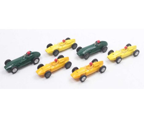 Lionel/Triang 1.32 scale, (early 1960's US issue), Slot Car Group, 1956 B.R.M F1 in British Racing Green/Chrome Wheels, 1956 