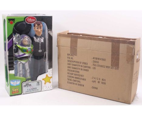 Disney Pixar Limited Edition Toy Story Large Scale Action Figures of Buzz Lightyear The Space Ranger and Woody The Sheriff, 1