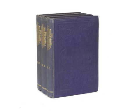 DICKENS (CHARLES)Great Expectations, 3 vol., FIRST EDITION IN BOOK FORM,  second issue of volumes 2 and 3, third issue of vol