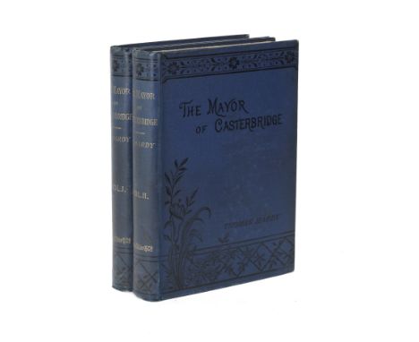 HARDY (THOMAS)The Mayor of Casterbridge. The Life and Death of a Man of Character, 2 vol., FIRST EDITION IN BOOK FORM, [ONE O