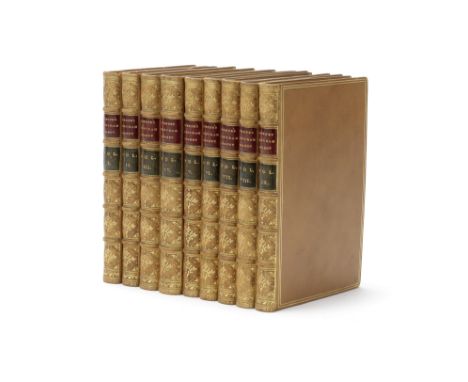 STERNE (LAURENCE)The Life and Opinions of Tristram Shandy, Gentleman, 7 vol., FIRST EDITION, SIGNED BY THE AUTHOR as usual on