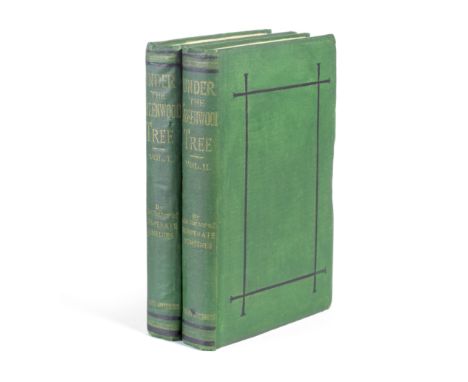 [HARDY (THOMAS)]Under the Greenwood Tree: A Rural Painting of the Dutch School, 2 vol., FIRST EDITION IN BOOK FORM, [ONE OF A