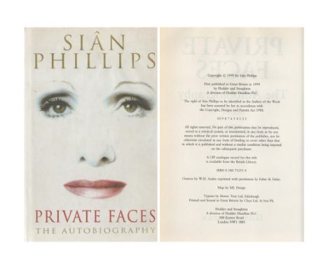 Private faces the autobiography by Sian Phillips. First edition 1999. Good condition. We combine postage on multiple winning 